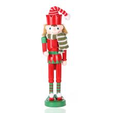 DREVENÝ ŠKRIATOK SO ŠATKOU, ZELENÝ