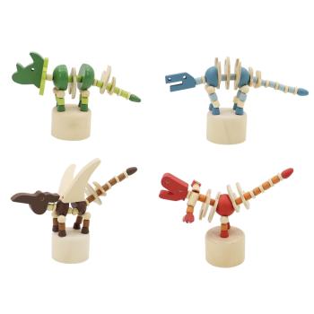 DREVENÉ DINOSAURY CLICK-CLICK