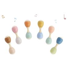 DREVENÉ MARACAS S DVOJITOU HLAVOU