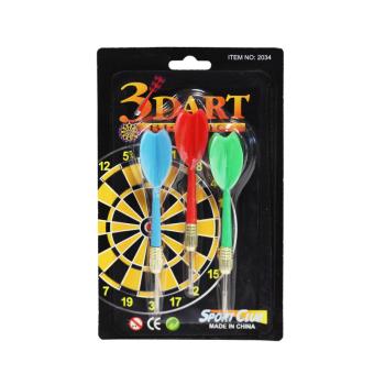 SÚPRAVA ŠÍPKOVÝCH IHIEL NA PAPIEROVEJ KARTE, PLASTOVÉ PERO