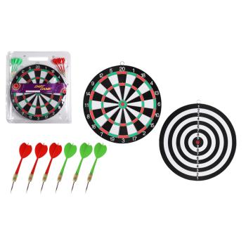 ŠÍPKOVÁ DOSKA S 2 ŠÍPKOVÝMI IHLAMI VO VRECKU