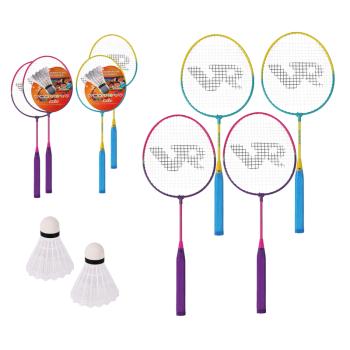 JUNIORSKÁ BEDMINTONOVÁ SÚPRAVA, 2 RAKETY A 1 LOPTIČKA
