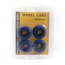 IN-LINE SKATEBOARD PU KICK WHEEL, 4 KUSY, MODRÝ