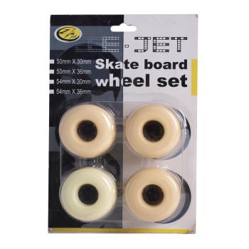 SKATEBOARD PU NÁHRADNÉ KOLESO, 4 KUSY