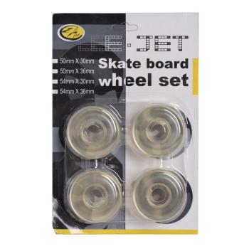 NÁHRADNÉ KOLESO Z PVC, 4 KUSY, PRIEHĽADNÉ