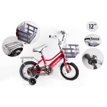BICYKEL 12" S REZERVNÝM KOLESOM ČERVENÝ
