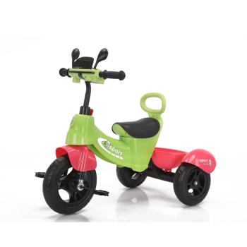 DETSKÁ TROJKOLKA S OPIERKOU ZELENÁ