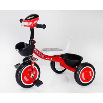 TROJKOLKA S KOŠÍKOM ČERVENÁ