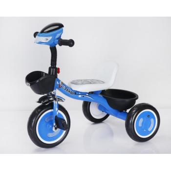 TROJKOLKA S KOŠÍKOM MODRÁ