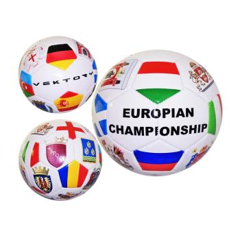 FUTBALOVÝ PROFESIONÁLNY, S NÁPISOM "EUROPIAN CHAMPIONSHIP", VZOR VLAJKY