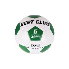 FUTBALOVÁ LOPTA S NÁPISOM "BEST CLUB", ZELENÁ A BIELA
