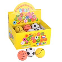 GUMOVÁ LOPTA PEVNÁ ŠPORTOVÁ 4 KUSY V DARČEKOVEJ KRABIČKE