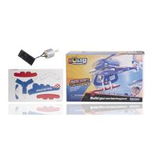 DREVENÝ FAREBNÝ 3D MOTORIZOVANÝ PUZZLE VRTUĽNÍK