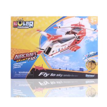 DREVENÉ FAREBNÉ 3D MOTORIZOVANÉ PUZZLE LIETADLO "CH47"