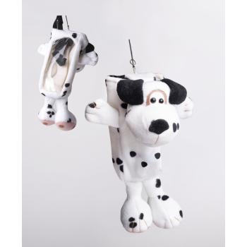 PLYŠOVÝ DRŽIAK NA MOBILNÝ TELEFÓN DALMATA, "HAPPY"