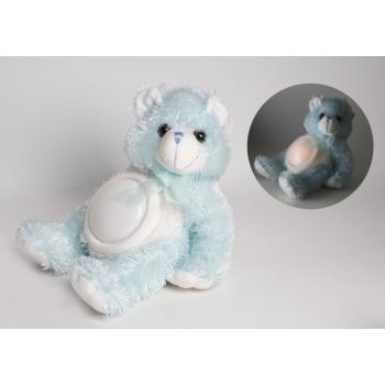 PLYŠOVÝ MEDVEDÍK, SVIETIACE BRUŠKO, DÚHA