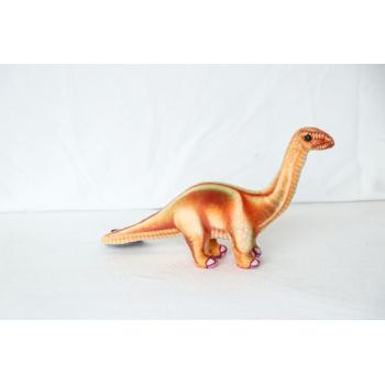 PLYŠOVÝ DINOSAURUS, HNEDÝ