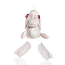 PLYŠOVÁ OVEČKA S ČERVENÝM ŠÁLOM