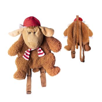 PLYŠOVÝ BATOH JAHŇA V ČERVENEJ ČIAPKE