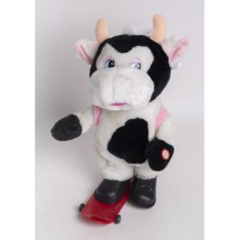 PLYŠOVÁ HUDOBNÁ KRAVA, SKATEBOARDISTA