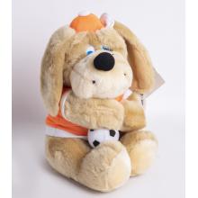 PLYŠOVÝ HUDOBNÝ PES, FUTBALISTA