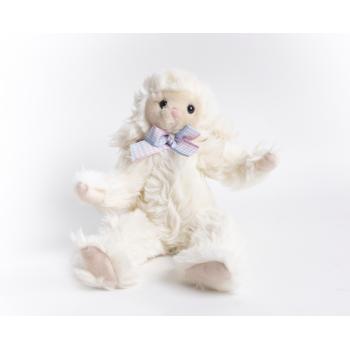 PLYŠOVÁ OPICA S KOCKOVANOU MAŠĽOU