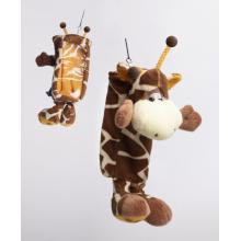 PLYŠOVÝ DRŽIAK NA MOBILNÝ TELEFÓN ŽIRAFA, "HAPPY"