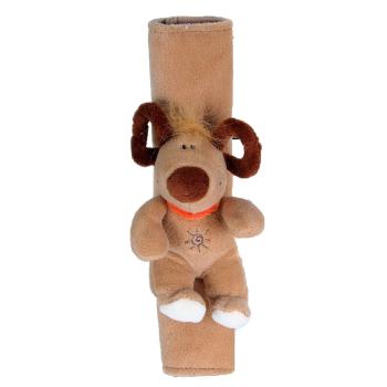 PLYŠOVÁ OZDOBA BEZPEČNOSTNÉHO PÁSU, ORANŽOVÁ ŠATKA