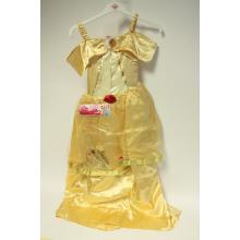 DISNEY KOSTÝM S DIADÉMOM "BELLE", ZLATÝ