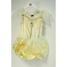 DISNEY KOSTÝM S ČELENKOU "BELLE", ZLATÝ