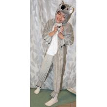 PLYŠOVÝ KOSTÝM, MEDVEĎ KOALA, SIVÝ