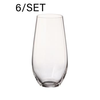 SÚPRAVA KRIŠTÁĽOVÝCH POHÁROV NA NÁPOJE, 6 KUSOV, COLUMBIA