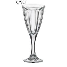 SADA KRIŠTÁĽOVÝCH POHÁROV NA ČERVENÉ VÍNO, 6 KUSOV, WINDSOR