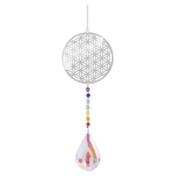 MANDALA S ČÍROU KRIŠTÁĽOVOU VÝZDOBOU